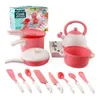 Date chaude enfant en bas âge filles bébé enfants jouer maison jouet ustensiles de cuisine casseroles casseroles nourriture plats ustensiles de cuisine YH2001