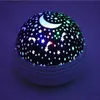 Lua Projector Estrela rotação de 360 ​​graus mudança da cor com cabo USB Night Light para decoração de casa Decoração Kids'Gifts partido