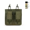 Outdoor Sports Tactical Molle Magazine Pouch Bag Backpack Vest Gear Accessoire Mag Holder Patridge Clip No11-552