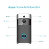 HD 720p WiFi Video Doorbell Camera IR Night Vision 3-v￤gljud Batteri Drift D￶rrtelefon Intercom