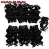 Water Wave Human Hair Bundles With Closure Frontal 4 Pcs/ Lot Brazilian Remy Curly Bundles Hairs Extension