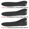 Sottopiede per l'aumento dell'altezza Inserto per il tallone Sottopiede per scarpe rialzate Solette traspiranti regolabili invisibili WF 668