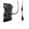 10 pçs para ps4 controlador playstation controlador sem fio cabo de carregamento ps4slimpro cabo de dados usb 18m com anel magnético3674551