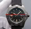 Роскошные часы Blackbird Black Nylon 44 мм черные титановые мужские часы V1731110 Автоматические модные мужские часы наручные часы