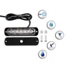 1pc 12/24V 6-LED Car Truck Emergency Warning LED Strobe Flash Light Hazard Flashing Lamp Driving DayLight Bar Police Firefighter