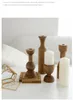 Log Mori candlestick Old Wood Candle Holders Software for window display style Candlesticks Arrangements Wedding Party
