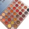 Kosmetik 35 Farbe Schimmer mattes Lidschatten Palette Glitzer Highlight Metallic Lidschatten Power Pigmented Waterd Make -up Paleta de Sombra de Ojos Mate Brillante