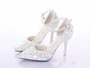 Neueste Kristall Strass Shiny High Heel Weibliche Lady039s Frauen Braut Abend Prom Party Club Bar Hochzeit Brautjungfer Schuhe3836853