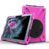 for iPad 9.7 2017 2018 air pro10.5 mini 4 5 Surface go Pro 456 Samsung T390/T395/397 4 in 1 Hybrid Shockproof Armor Holder stand Pen slot