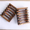 Vintage Wooden Soap Dish Wooden Soap Dishes Tray Holder Storage Soap Rack Plate Box Container for Bath Shower Plate Bathroom