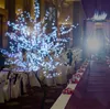 Luz navideña LED Iluminación del árbol de flor de cerezo 1/5 m 1/8 m Año nuevo Boda Lámpara de ramas de árboles decorativas LLFA218v