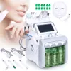 6 IN1 Hydra Water Peeling Dermabrasion Machine RF Lifting Spray Machine Ultraljuds skönhetsutrustning för spa hem