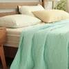 مريحة البوليستر بطانية القطن لحاف الصيف لحاف قطع من خلال غطاء النوم المعزي 4 ألوان العرض
