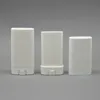 500 stks 15G Plastic Lege DIY Ovale Lippenbalsem Buizen Draagbare Deodorant Containers Clear White Lipstick Fashion Cool Lip Tubes