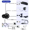 48V 750W Bafang BBS02 BBS02B Mid Drive Motor Electric Bike Conversion Kit 48V 17.5Ah Bike Battery with Charger Built-in Samsung Cells