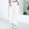 Löst joggar breda ben Sweatpants Kvinnor byxor PS storlek mjuk midja byxor streetwear koreansk casual yoga pant femme9803550