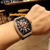 Montre de mode pour hommes en or rose et diamant, bracelet noir, montre de sport étanche, type baril de vin, montre mécanique automatique, livraison gratuite