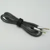 Hoogwaardige 35 mm Jack 15m 5ft Aux Extension Audiokabel Nylon Fabric gevlochten mannelijk tot mannelijk stereo koord voor mp3 -hoofdtelefoonluidspreker8688471