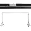 Freeshipping 2.8 * 3m /9.2*9.8FT Justerbar fotografering Bakgrundsstativ Bakgrund Bakgrund Crossbar Support Photo Studio Kit för bakgrunder