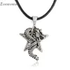 EUEAVAN 30 peças antigo banhado a prata estrela e dragão amuleto pingente colar joias vintage para homens mulheres 16098152