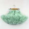 15 cores garotas tutu anágua com babados de bobo buft pettiskirt princesa tule mole tule crianças dança dença de dança 110 anos baby9220297