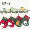 Christmas Stockings Gifts Snowman Elk Santa Claus Stocking Bags Hotel Restaurant Cutlery Bag Christmas Tree Hanging Ornament Home Party Dec