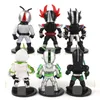 6pcslot Anime japonês Figura mascarada Rider Kamen Rider Ação Figura Toys Kids for Collection Model Toys99699953