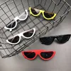 Groothandel-2019 Cool Vintage Cat Eye Sunglasses Semi-Ridless Mode Cateye Vrouwen Zonnebril 12 Kleuren Metalen Scharnier Goedkope Groothandel Eyewea