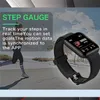 116 Além disso relógio inteligente pulseiras 1,3 polegadas de Fitness Rastreador Heart Rate contador de passos Activity Monitor Banda pulseira PK 115 para iphone Android