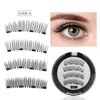 Magnetic Eyelashes with 4 Magnets 3D False Eyelash Magnet Lashes Applicator Natural Eyelashes Extension Tweezer Eyelash Curler