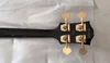 4 Strings Charcoal Black Burst Flame Maple Top Jazz Semi Hollow Body Bass Guitar Double F Hole, Dot Inlay, Gold Hardware