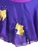 Светло-голубой фигурного катания платье костюм танец девочек ручной работы кристаллы бальные катание на коньках платье