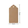 Blank Kraft Paper Gift Tag 5x3cm 2x4cm Craft Tag Hang for Packaging THANK YOU Price Tags Wedding Party Decoration