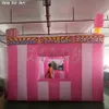 Bärbar uppblåsbar Carnival Treat Shop -leverantörsutrymme/koncessionsbås/stall Promotion Tält med vikbar gardin för glassförsäljning
