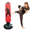 Sacco da boxe in PVC elastico tipo tumbler gonfiabile aumenta il sacco di sabbia da punzonatura agile per bambini sacco di sabbia da allenamento pieghevole per adulti T191230