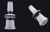 Glass Adapter 7cm Hookah Bowl Adapter 14-14mm male 18-18mm male 14-18mm female glass adapter for glass water pipe bong oil rig