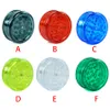 2.4''*0.9'' Tobacco smoking Plastic herb grinder with there layer grinders for smoke detectors pope acrylic