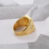 Высочайшее качество 3D Христос Иисус кусок крест кольцо из нержавеющей стали мужская мода массивные кольца на палец Bling хип-хоп кольцо размер США 6-15