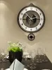 Wandklokken Moderne Minimalistische Acryl Swing Mute Clock Living Room Kitchen Home Decoratie Quartz WJ1126301