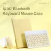 Teclado Bluetooth Caso para ipad Air 4 10.9 10.2 / Pro 11 9.7 TPU Capa Teclado Sem Fio Couro