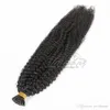 VMAe Brazilian Remy Virgin Jag Tips 50g Afro Kinky Curly Straight Body Water Deep Wave 4a 4b 4c Pre Bonded Human Hair Extensions