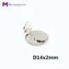 10pcs neodymium magnet 14x2 rare earth small strong round permanent 142 mm fridge electromagnet ndfeb nickle magnetic disc