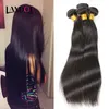 Brasileiro Peruano Malásio Indiano Virgem Humano Weave 3 Pacotes com 13x4 Lace Frontal Feches Cutícula Alinhado Remy Hair