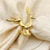 Wedding hotel gold Christmas deer napkin ring elk napkin ring napkin clasp mouth cloth loop towel clasp