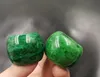 Wholesale direct selling 18mm-23mm dry blue iron dragon raw jade jade curved finger men large sun green ring