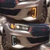 2st 12V gul signalstil DRL för TOYOTA HILUX REVO ROCCO 2018 2019 Relä Vattentät ABS-fallbil LED dagtid körningsljus