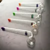 Pyrex Glass Oil Burner Pipe Colored Thick Glass Hand Clear Smoking Pipes with Different Balancer Water Handmade Cigarettes Tobacco Smoke Accessories