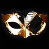3 färger halv ansikte maskerade masker för barn designer kreativ halloween mask cosplay plast masque snabb frakt