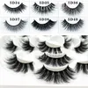 Makeup False Eyelashes 7 Par 3D Mink Eyelashes Cruelty-Free Volume Faux Mink Strip Eyelash Dramatic Eye Lashes Natural Soft 36 Styles