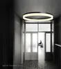 Einfache Acryl-Studie Hängelampe Ring moderne Persönlichkeit kreative Schlafzimmer Esszimmer Lampe